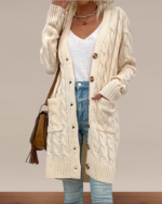 cardigan feminino alongado tricot