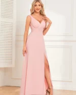 vestido longo rosa claro para madrinha