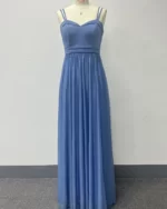 vestido longo azul para madrinha de casamento
